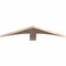 Ekena Millwork Bellingham Smooth Timber Gable Bracket, Douglas Fir, 36"W x 7"H x 1 1/2"D x 3 1/2"F, 5/12 Pitch GBW036X07X0204BEL00SDF - alternate 3